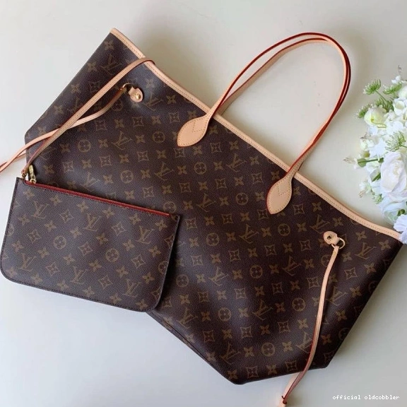 Official oldcobbler Neverfull Louis GM Vuitton 0708